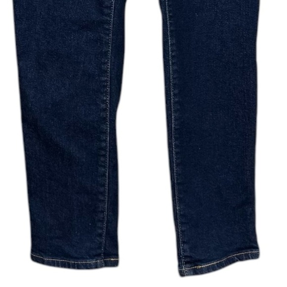 Levis Overalls Womens Small Classic Retro Denim Bib Farmer Workwear Dark Wash - Picture 4 of 10